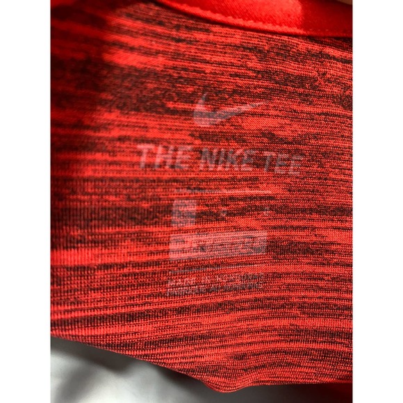 The Nike Tee Dri-Fit 3/4 Sleeve Mens Large Blue BSBL Baseball Swoosh T-Shirt - Picture 8 of 11